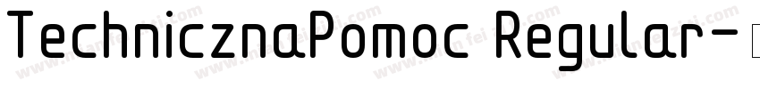 TechnicznaPomoc Regular字体转换